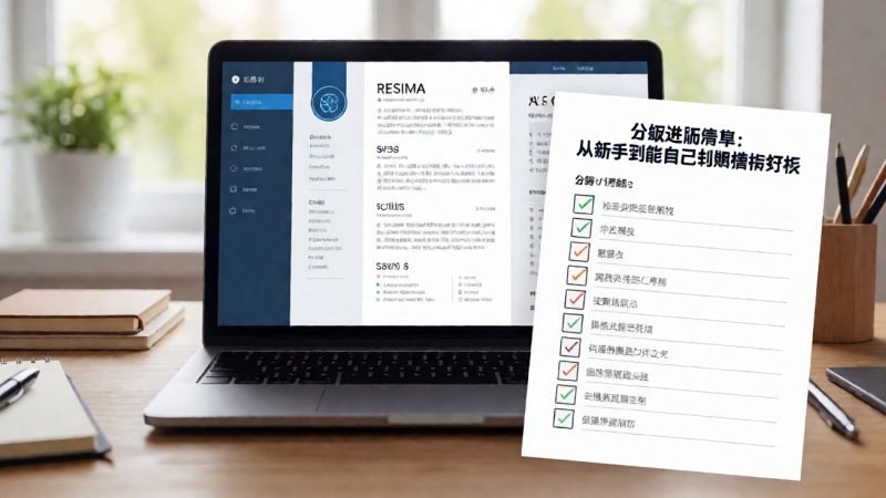 求职简历模板免费下载 分级进阶清单:从新手到能自己判断模板好坏
